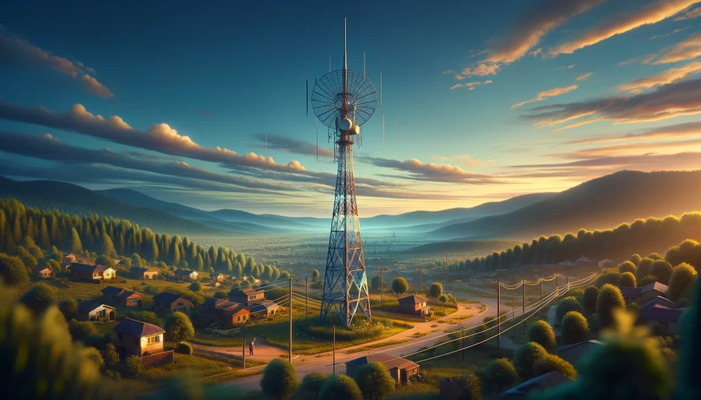 Reaching Your Home: The Transmission Tower